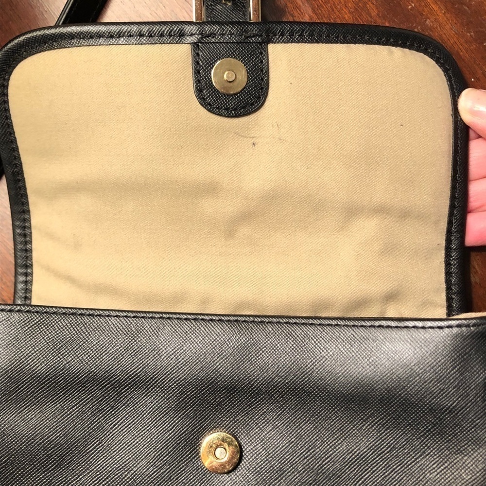 Black Leather Bag EUC! - Picture 7 of 8
